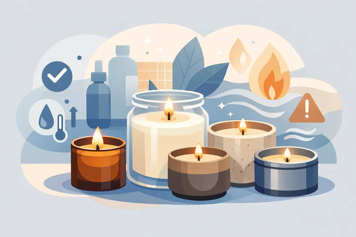 Candle Container Compatibility Guide for Better Burns