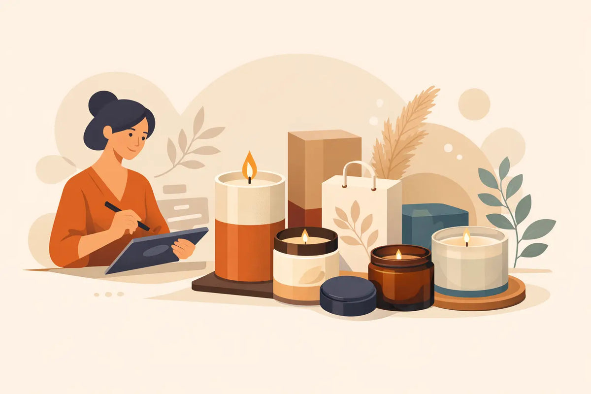 How to Style Candle Packaging That Sells