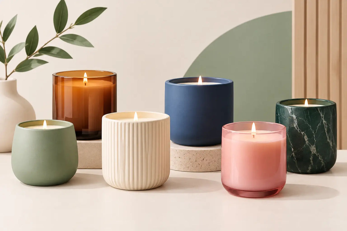 Candle Vessel Color Trends for Modern Brands