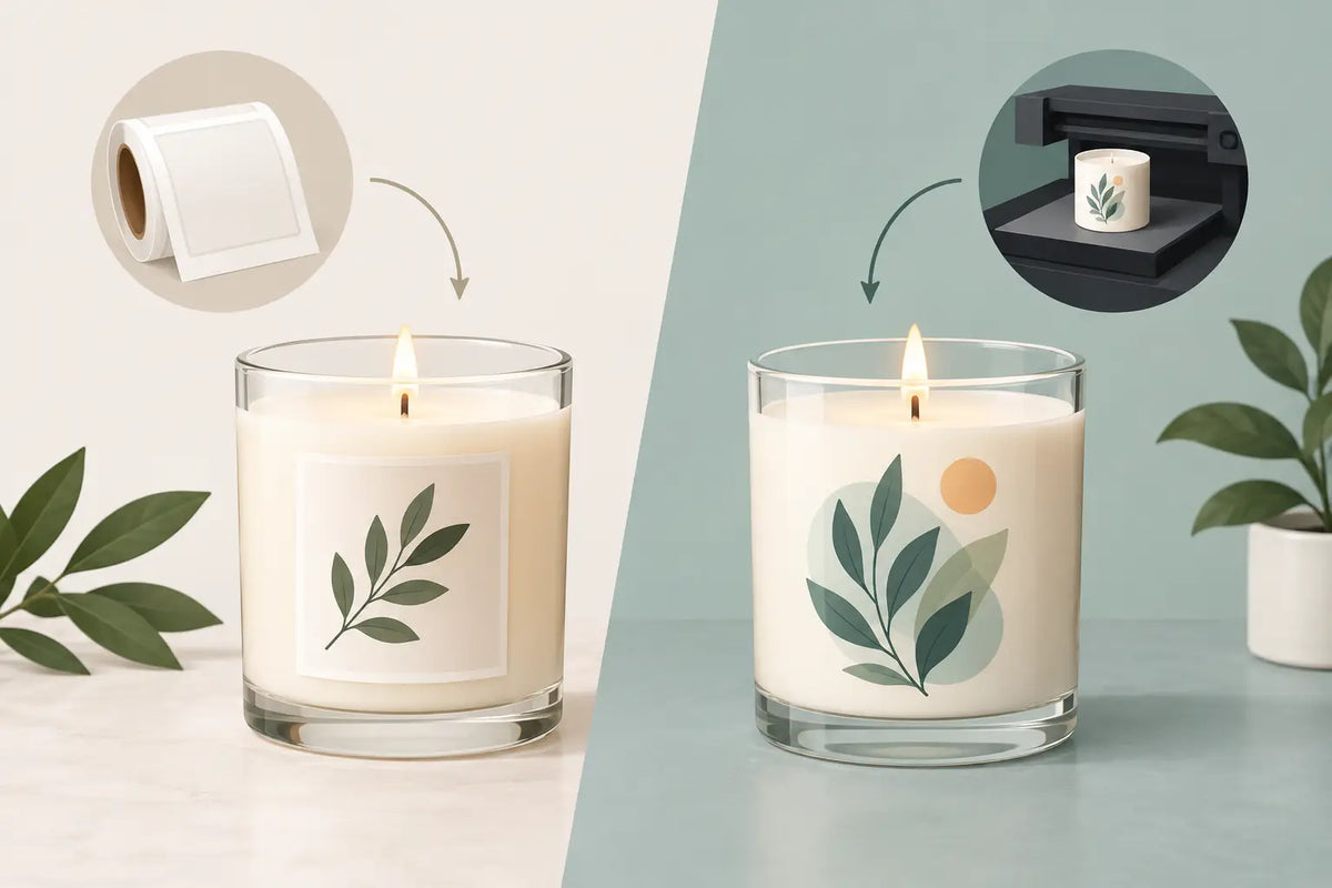 Candle Labels vs Direct Printing: Which Fits?