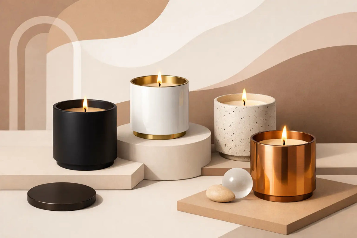Premium Candle Vessel Finishes That Define a Brand