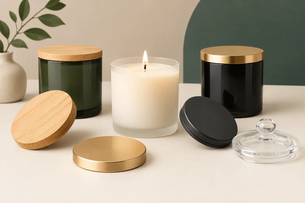 How to Select Candle Lids for a Premium Brand