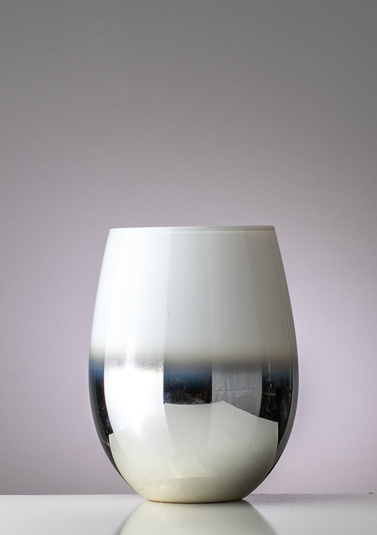 EVOCA - White + Silver Ombre