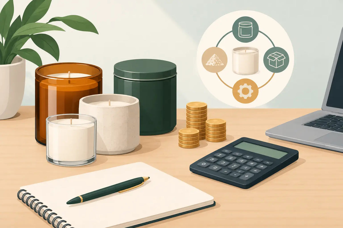 How to Calculate Candle Container Costs Accurately