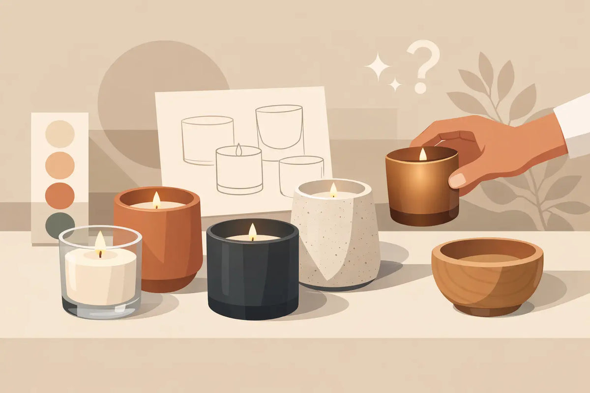How to Choose Candle Vessel for Your Brand