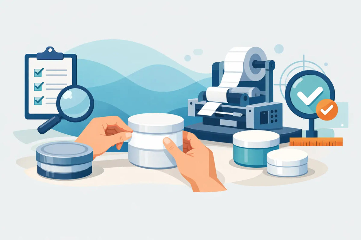 How to Label Round Containers Without Guesswork