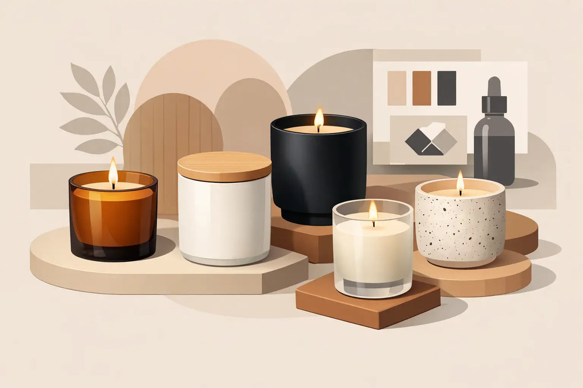 Best Candle Vessels for Branding Your Line