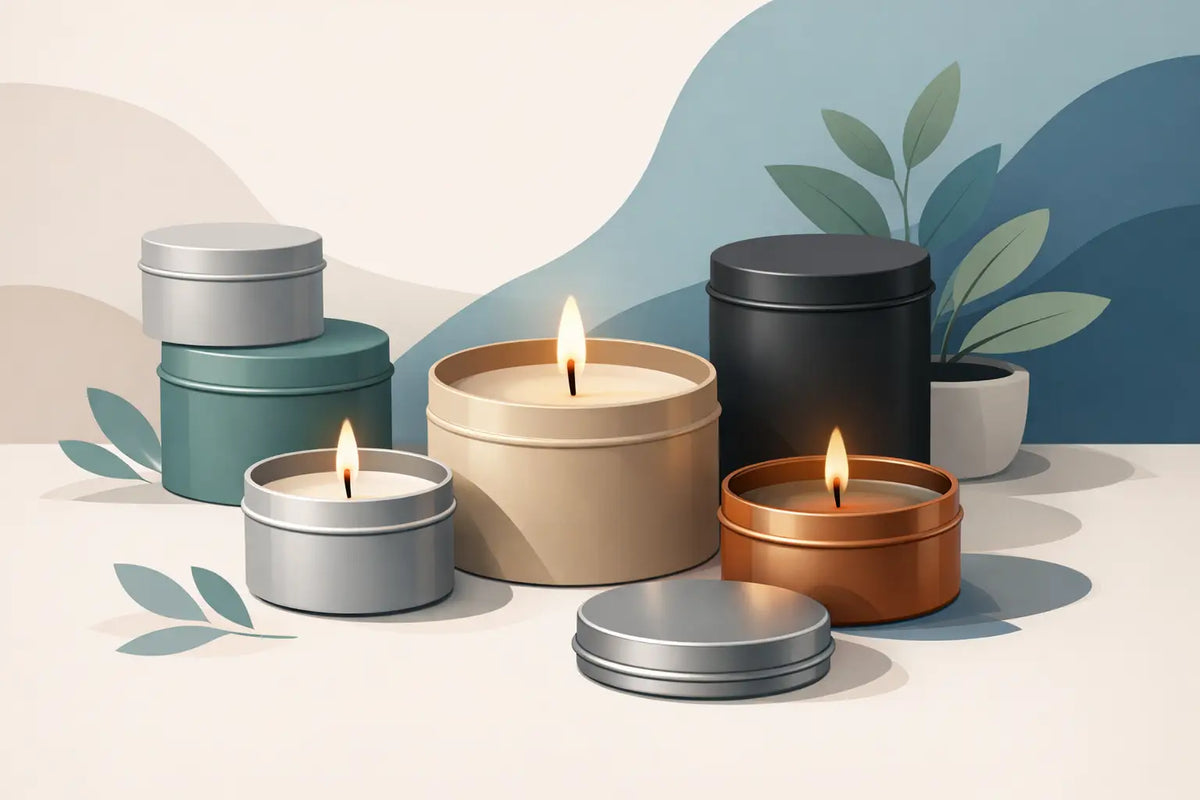 Tin Candle Containers Wholesale for Modern Brands