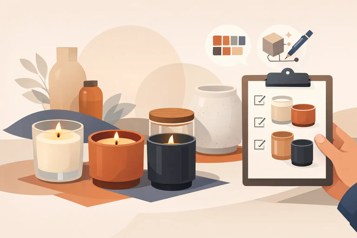 How to Choose Candle Vessels for Your Brand