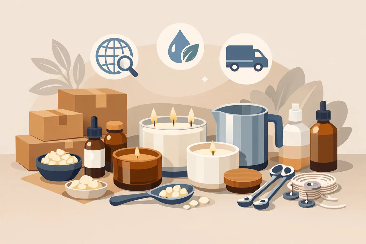 How to Source Small Batch Candle Supplies