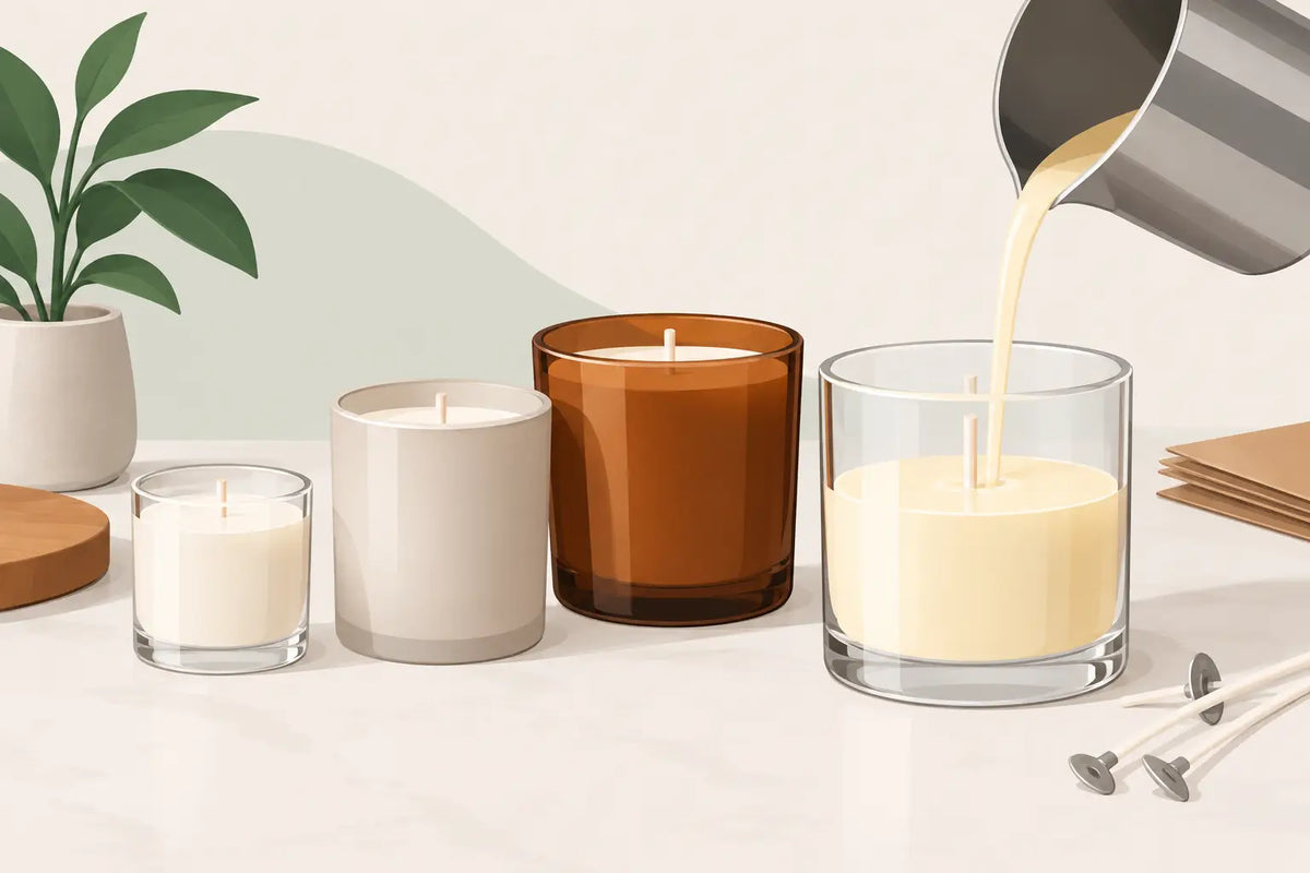 Candle Vessel Capacity for a Better Pour